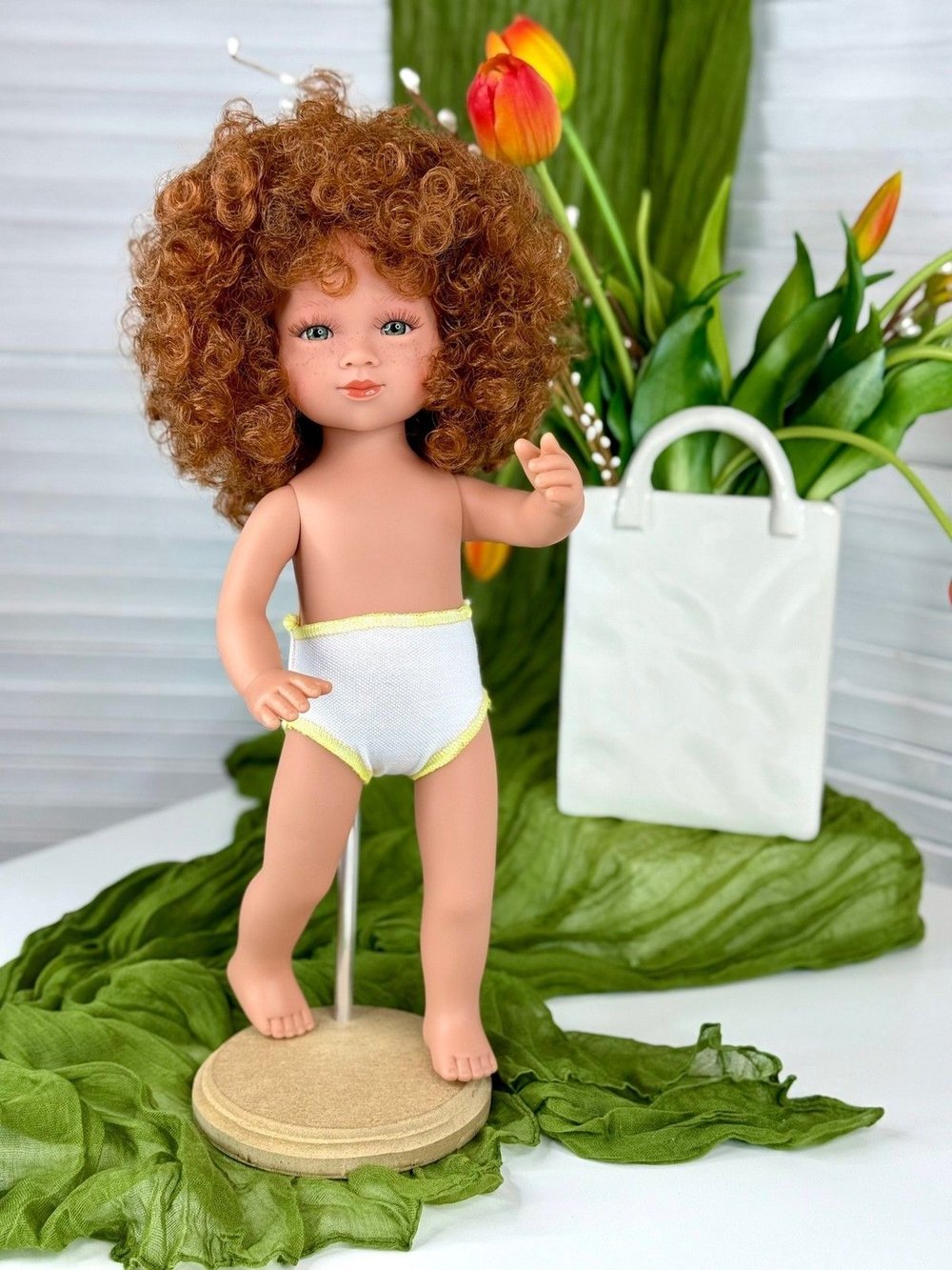 Кукла D Nenes виниловая 34см Celia без одежды (022323W)