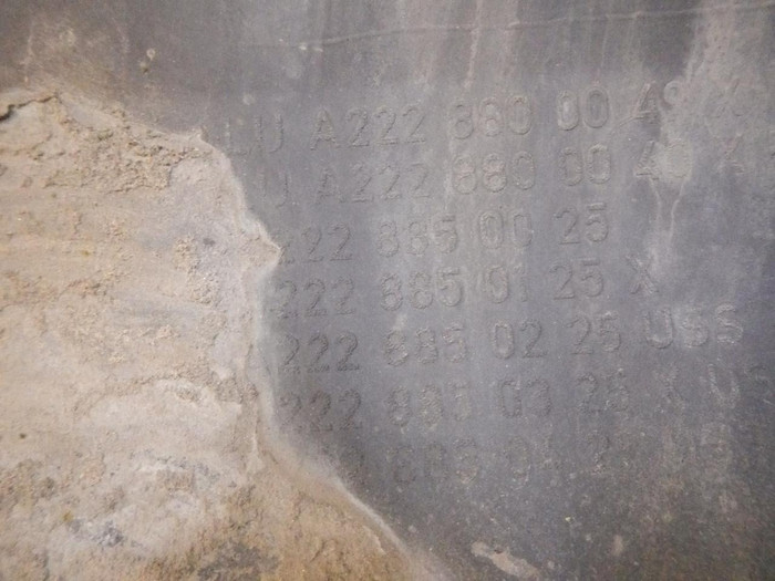 Бампер задний Mercedes S w222 (2013-2017)