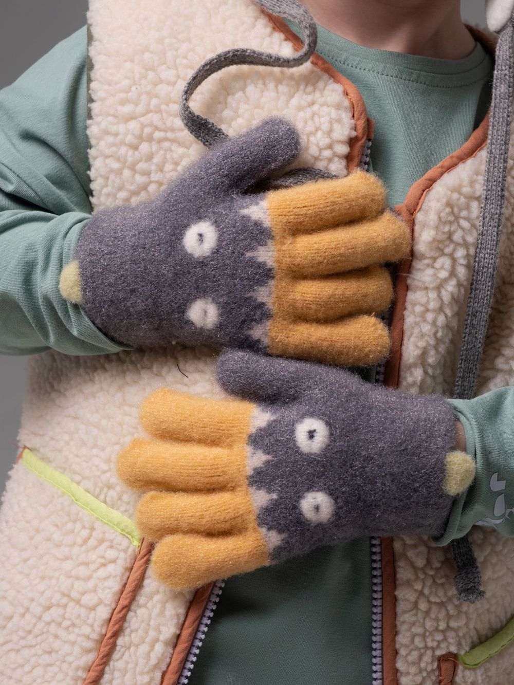 Перчатки детские (Графит)