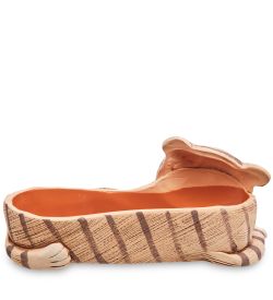 ZLC-121/02 Кашпо керамическое «Тигряша лежачая»