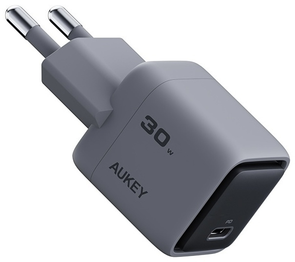 Зарядное устройство Aukey PA-C1 USB Type-C серый