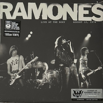Ramones ‎– Live At The Roxy August 12, 1976 (Европа 2016г.)