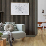 Панель реечная декоративная Кронапласт Legno Черный песчаник 2900х166х24,1 мм