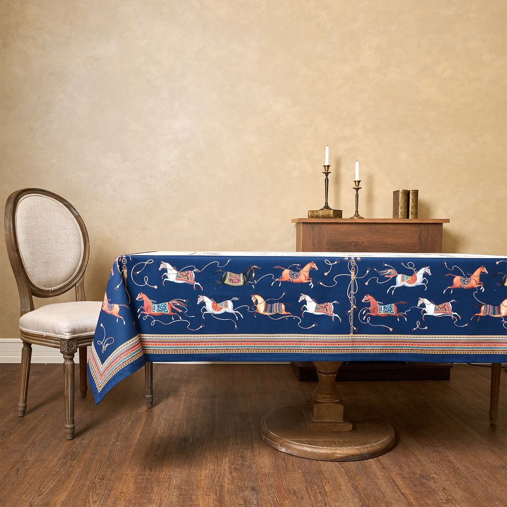 СКАТЕРТЬ "PASSAGE" 110Х140СМ ,БЕЛЫЙ,100% ХЛОПОК С ПРОПИТКОЙ,ТВИЛ