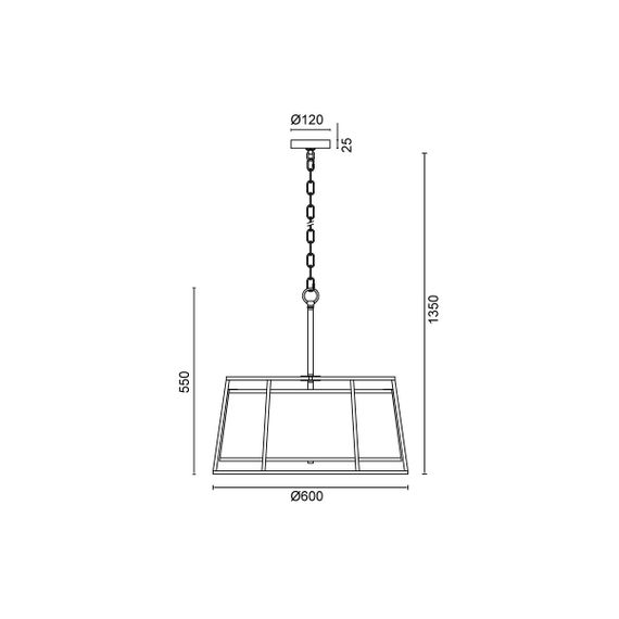 Подвесная люстра Vele Luce Linda VL4243P07