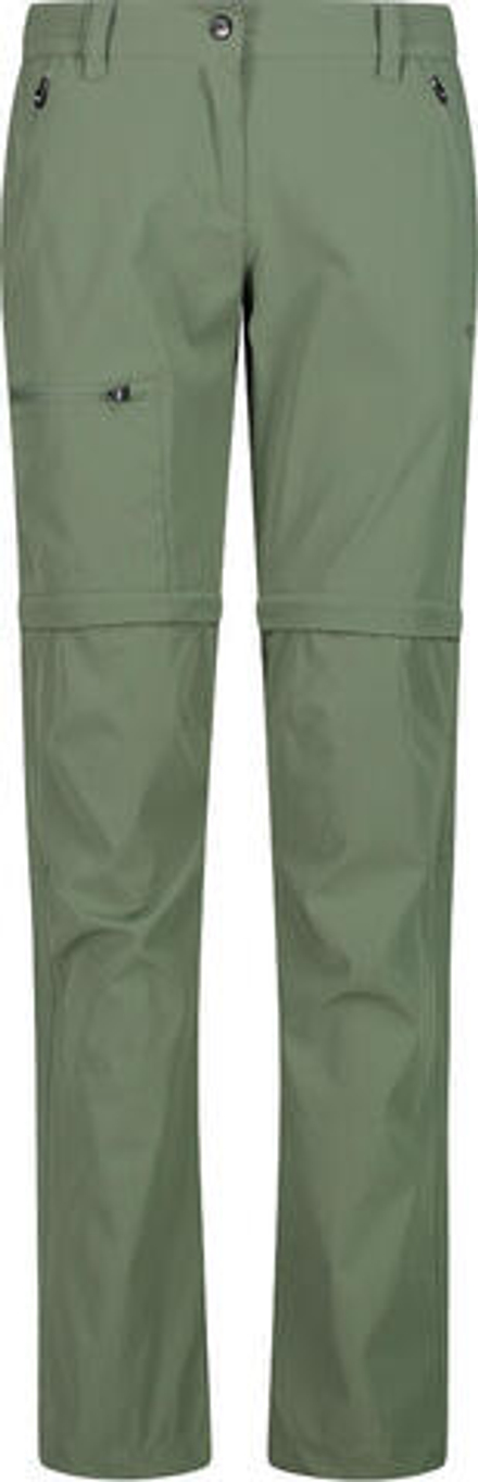 Брюки женские CMP Woman Zip OFF Pant, артикул 34T5016,  цвет   SALVIA (E452)