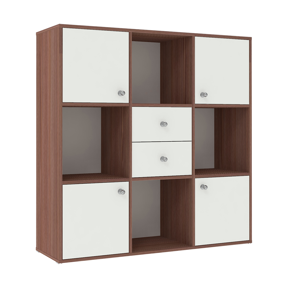 Стеллаж КарИВи Джери Бодего Темный Белый