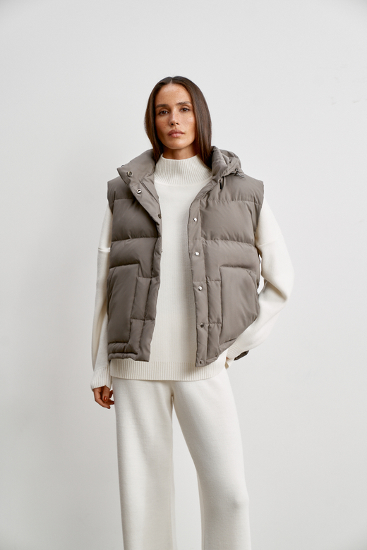 Жилет BECKY, мокко