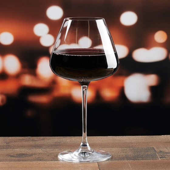 Бокал для вина 590 мл хр. стекло Elegant Red " " d 11 см h22 см Lucaris [6]