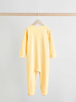 Комбинезон / Cлип для малышей Next E18-363, 5 шт., Светло-зеленый, Светло-желтый, Голубой