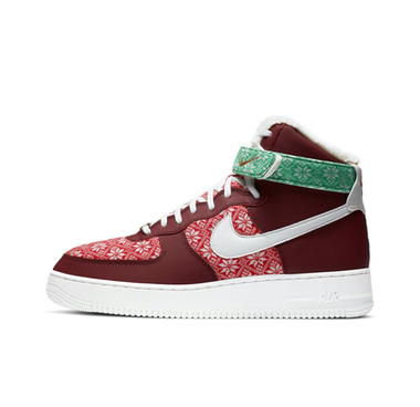 Мужские кроссовки Nike Air Force 1 High 'Christmas Sweater' DC1620-600