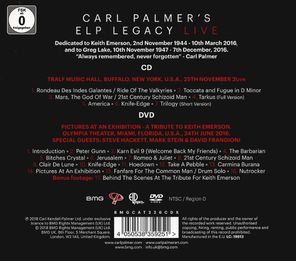 Carl Palmer's ELP Legacy / Live (CD+DVD)