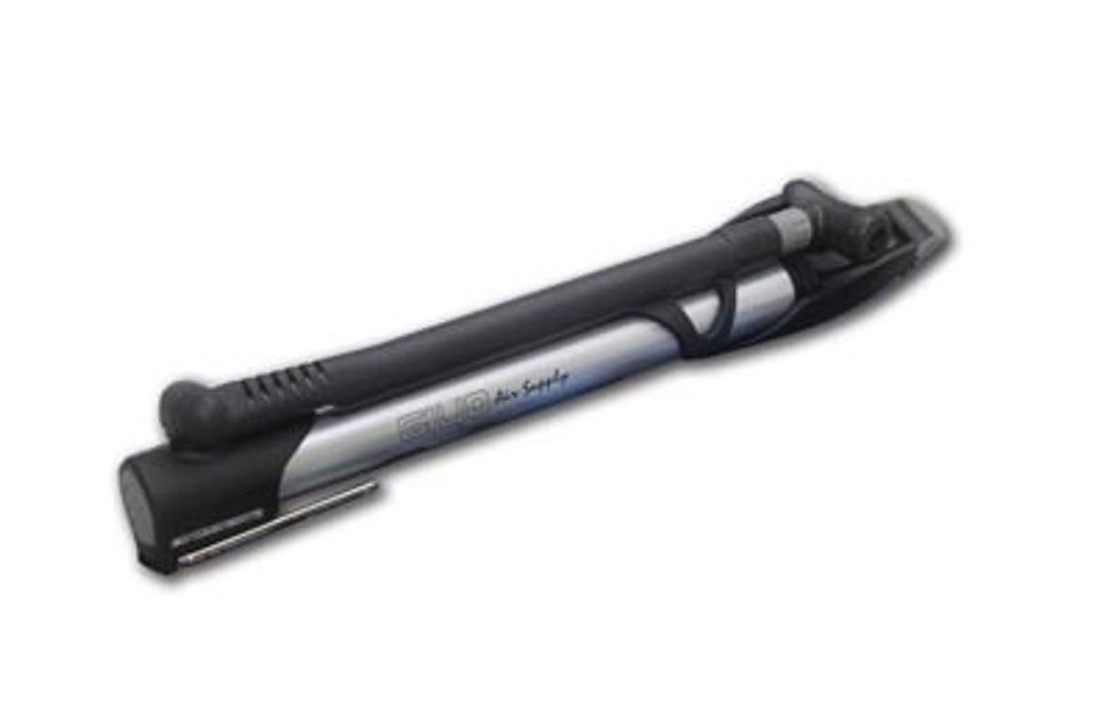 Насос GIYO ручной ниппель AV/FV со шлангом Т-образная ручка ножной упор max 120 psi/8 bar 28см алюминий