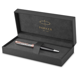 Parker Sonnet Premium - Metal Grey PGT, шариковая ручка, M