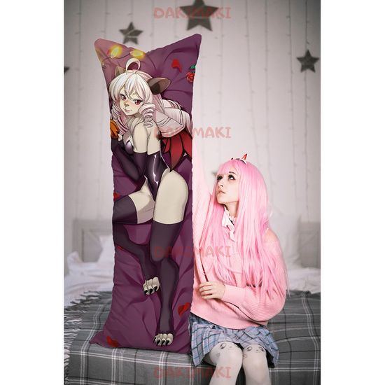 Дакимакура фурри Летучая мышь девочка арт. 1192