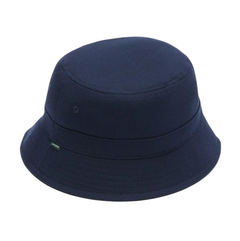 Теннисная кепка Lacoste Organic Cotton Bucket - navy blue