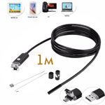 Эндоскоп 1 метр (OT-SME12) MicroUSB / Орбита OT-SME12 эндоскоп (8мм, 1280*720, 1м)