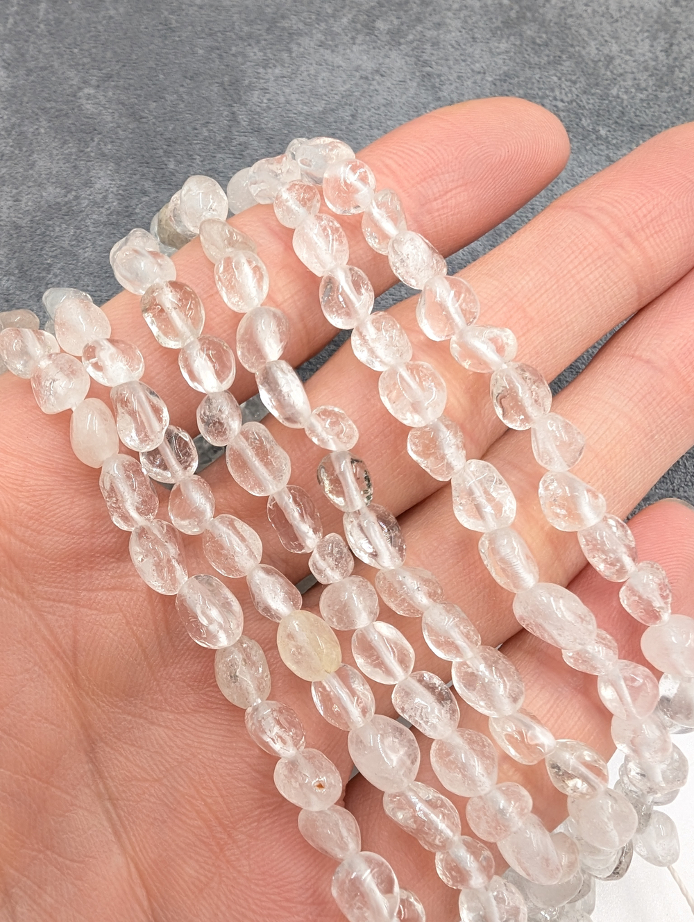 Горный хрусталь фриформ 4-6мм