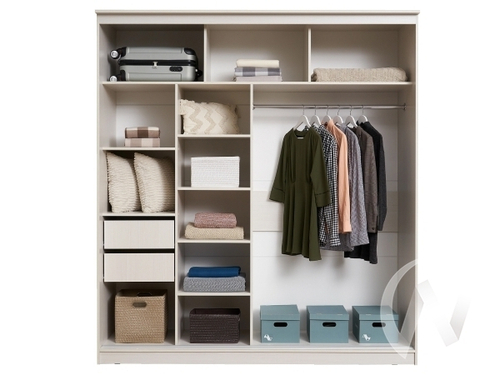 Шкаф-купе 2;0 м Элегант №3 (сандал светлый)