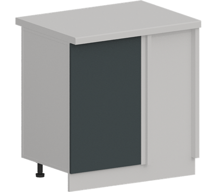 Кухня Модуль ШНУ 990М Белый / Бирюзовая мята