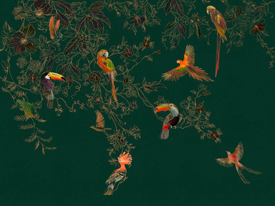 Дизайнерские обои Wall Street Blossom