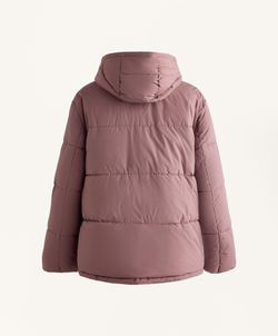 Oysho Водоотталкивающая утепленная куртка Primaloft®, фиолетово-розовый