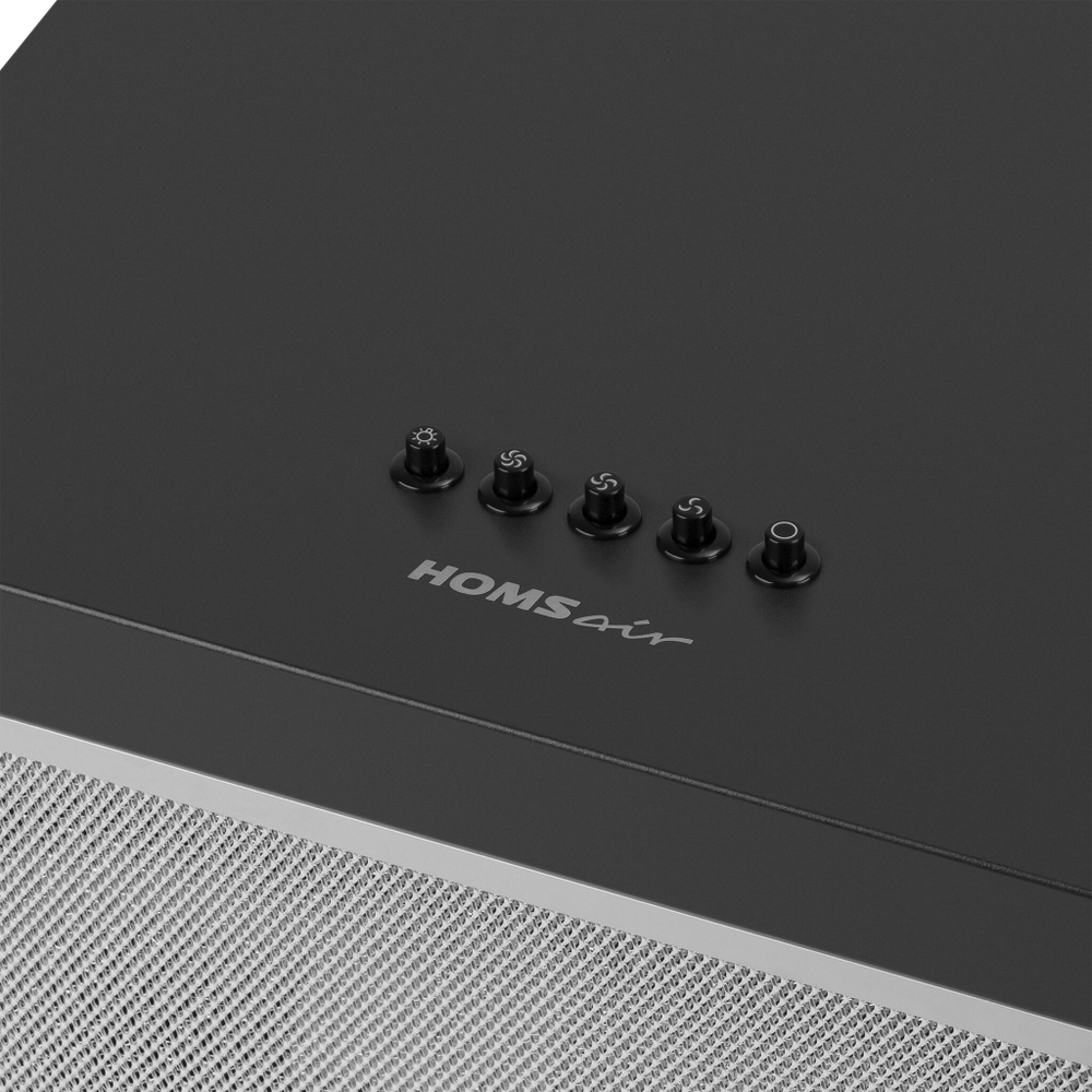 Кухонная вытяжка HOMSair PHLOX Push 40 черный фото 5