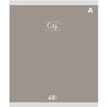 Тетрадь 48л., А5, клетка, Alingar "Style", скрепка, мелованый картон ( стандарт), блок офсет, 5 дизайнов в пленке т/у