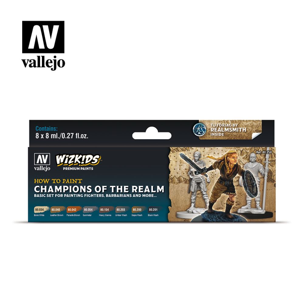 Wizkids premium set by vallejo: champions of the realm