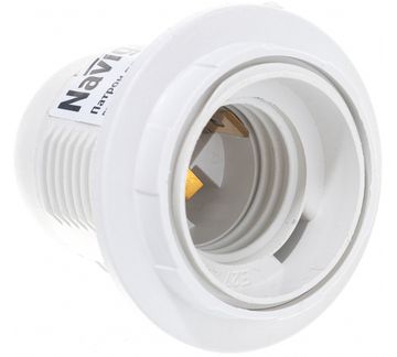 Патрон E27 пластиковый люстровый