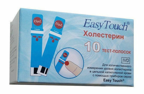 Тест-полоски EasyTouch® Холестерин №10