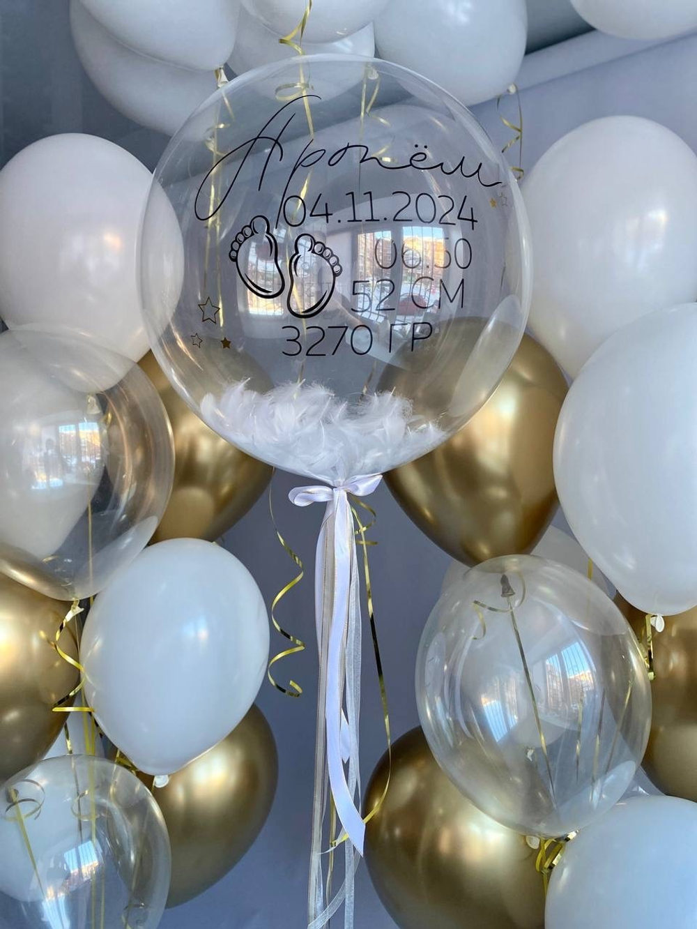 Воздушные шары на выписку сына №1498