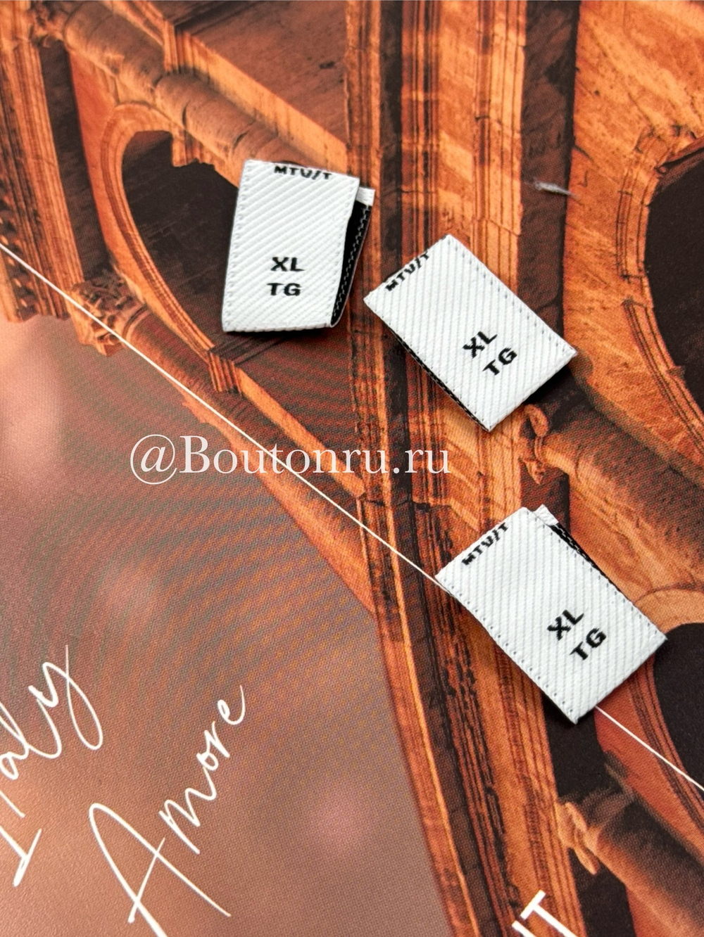 Размерник белый "XL" 14 мм