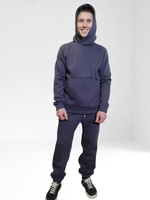 3506 Костюм мужской с капюшоном футер 3-х нитка фуме (52/54)