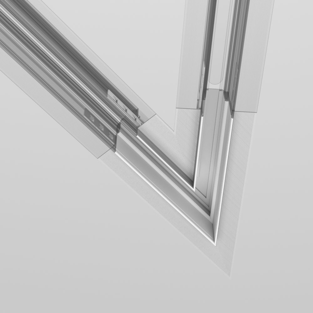 Угол встраиваемый 45° для ГКЛ 12,5 мм Maytoni   TRA034CLS-42.12W