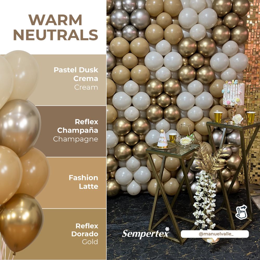 Шар (12''/30 см) Кремовый (107), пастель ретро, 50 шт.