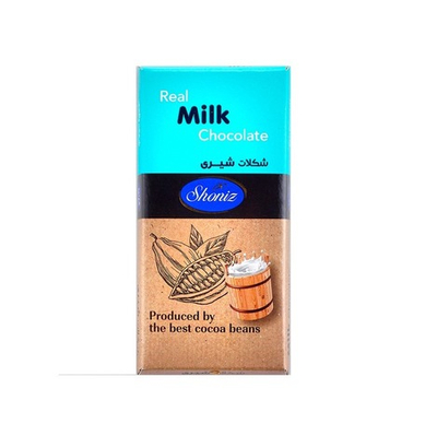 Молочный шоколад "Real Milk Chocolate" от Shoniz Иран, 100г