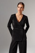 23117 Блузка женская (черный)