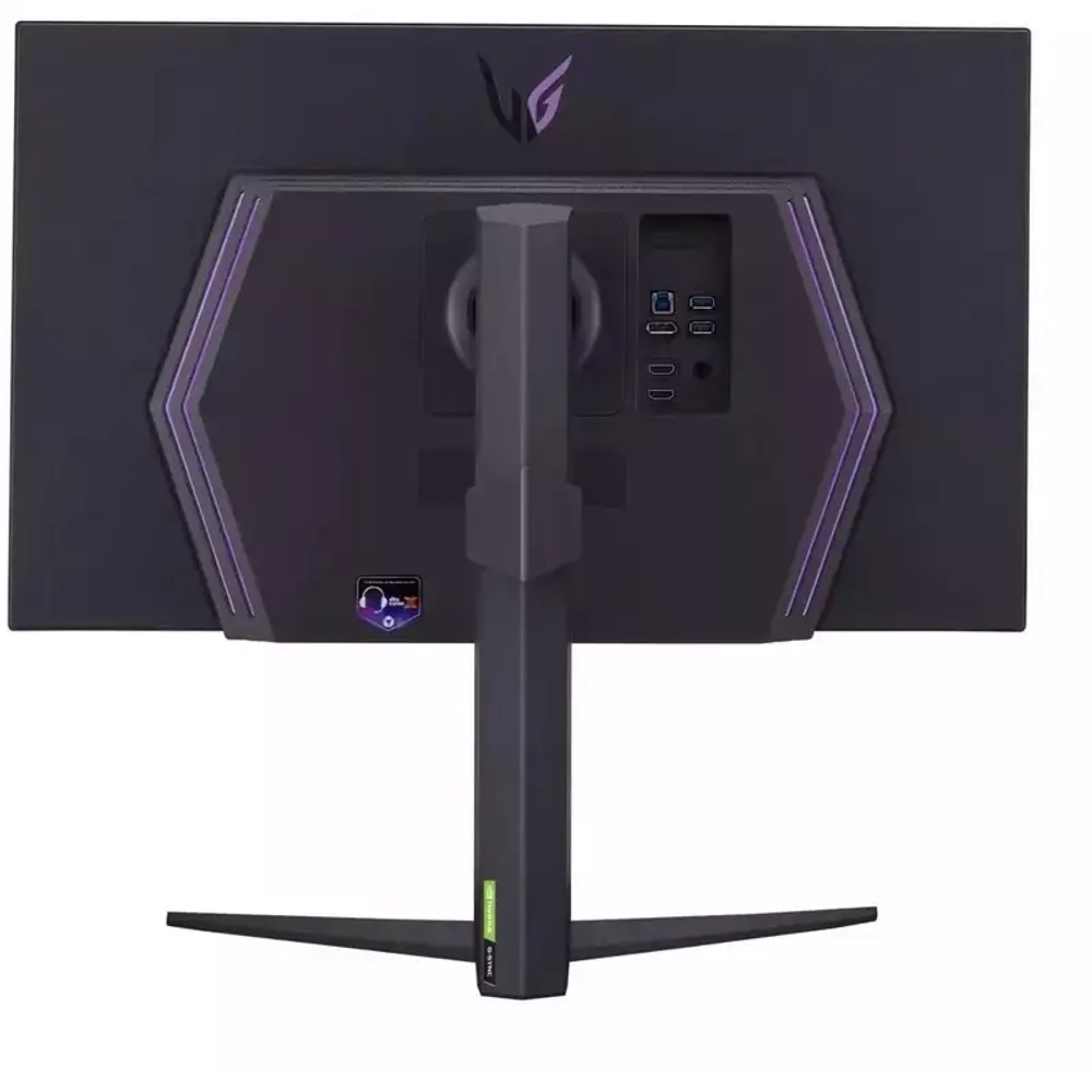 Монитор LG 27"; UltraGear 27GR93U-B IPS monitor, 3840x2160, 400cd/m2, 16:9, 1мс (GtG), HDMIx2, DP, Audio out, USB hub, 144Hz