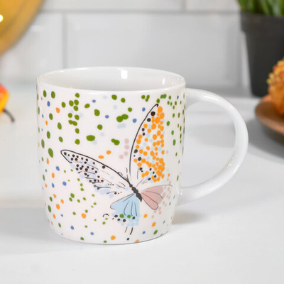 Кружка 360мл Бабочка, MFK20652