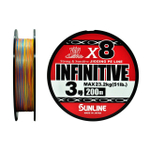 Шнур плетеный SUNLINE INFINITIVE 4 200 (5C) #0.6/12lb
