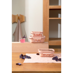 Контейнер Smart Solutions 640мл бежевый в чехле