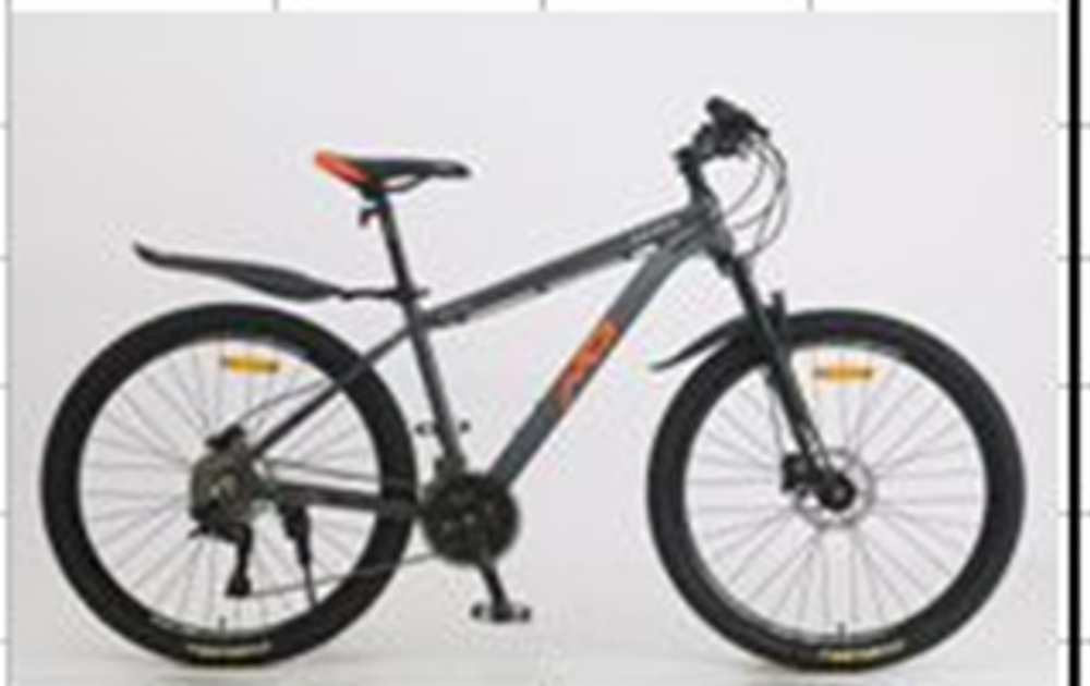 Велосипед Mingdi 27,5" 27скор (L-Twoo, алюминиевая рама, гидравлический тормоз) Серо - синий (MD-907