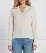 Хлопковый свитер furinan BOSS BLACK - белый(50485265)