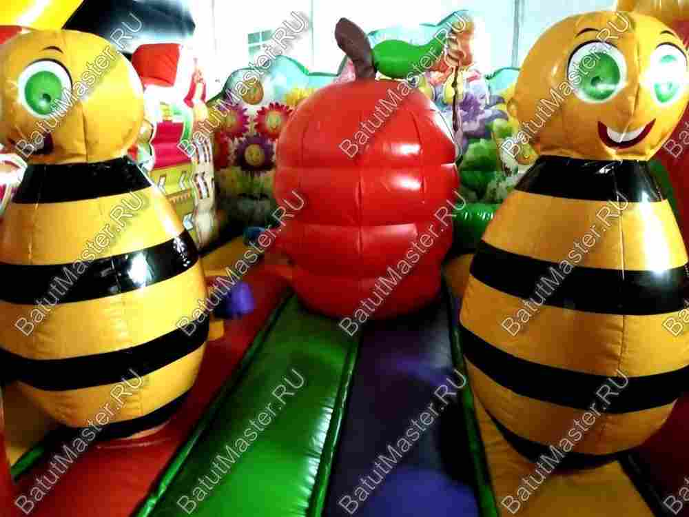 Надувной батут "Пчёлки", 5*5*2,5 м
