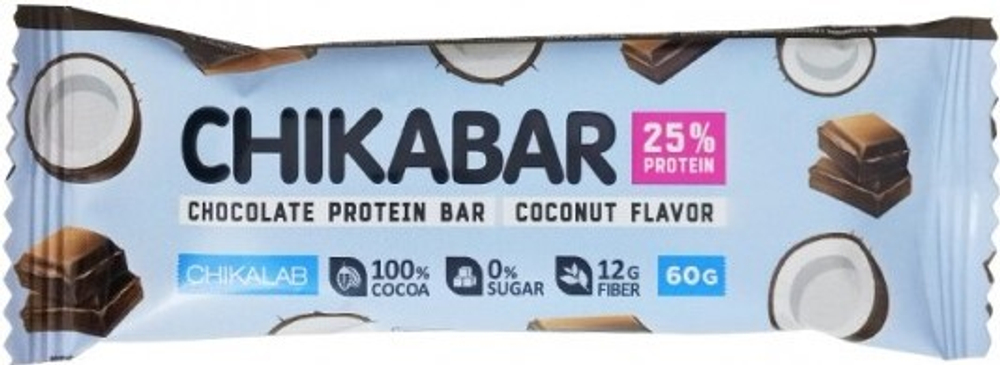 Батончик - CHIKABAR в темном шоколаде
