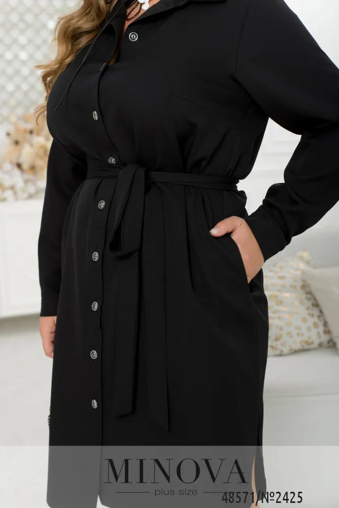 Платье 2425-чорний Minova