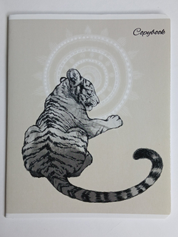 Тетради 48 листа А5+. "Тотемные животные", общая, клетка. Формат А5+ (163*203 мм). Арт.120005. С полями. Комплект 5 шт.