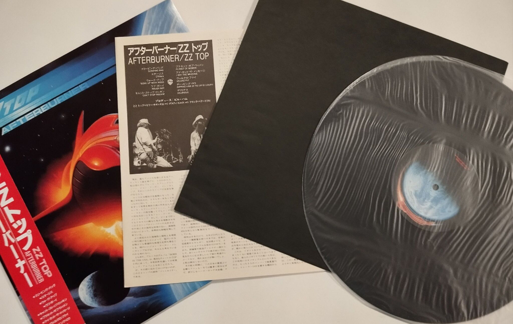 Винтажная виниловая пластинка LP ZZ Top Afterburner (Japan 1985)