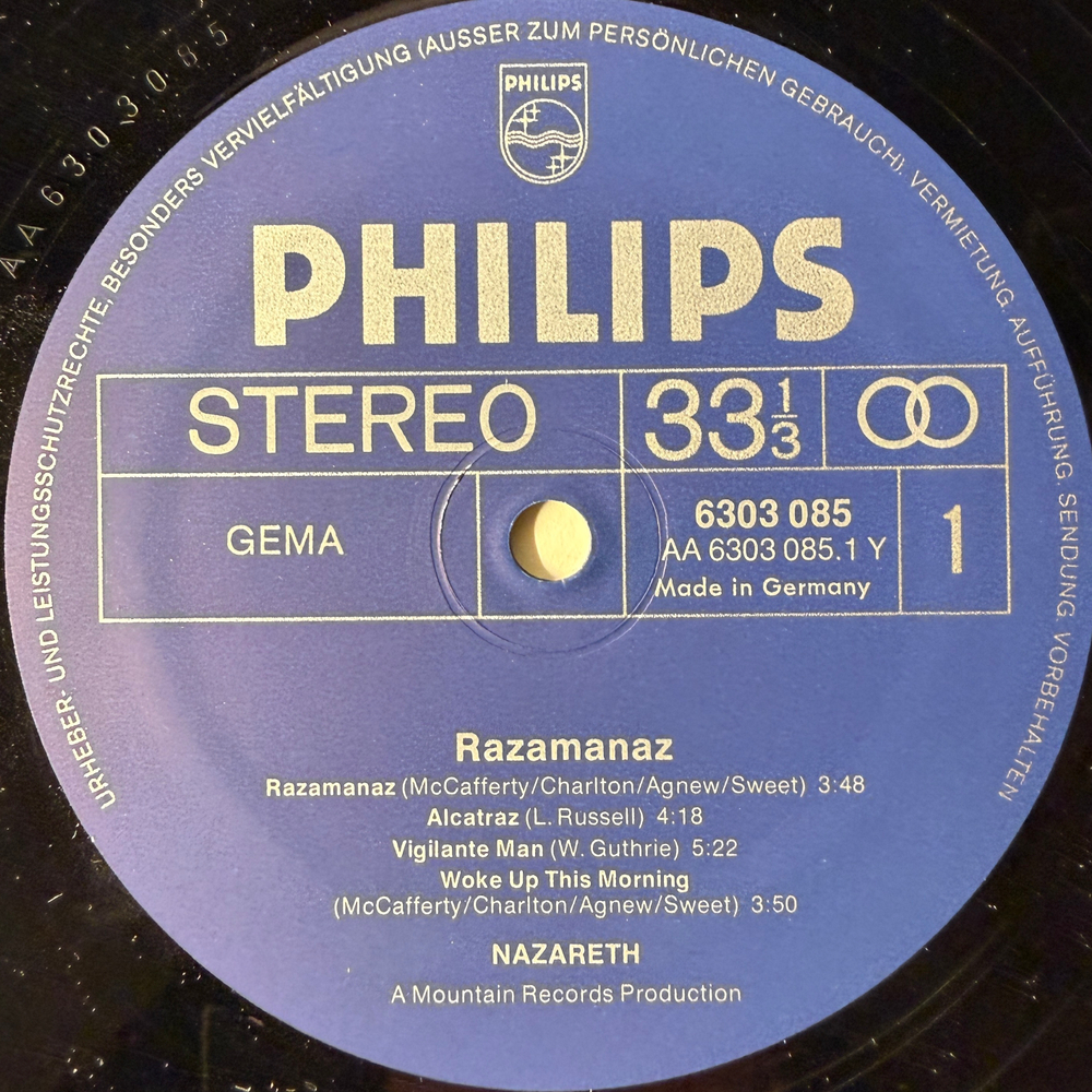 Nazareth – Razamanaz (Германия 1974г.)